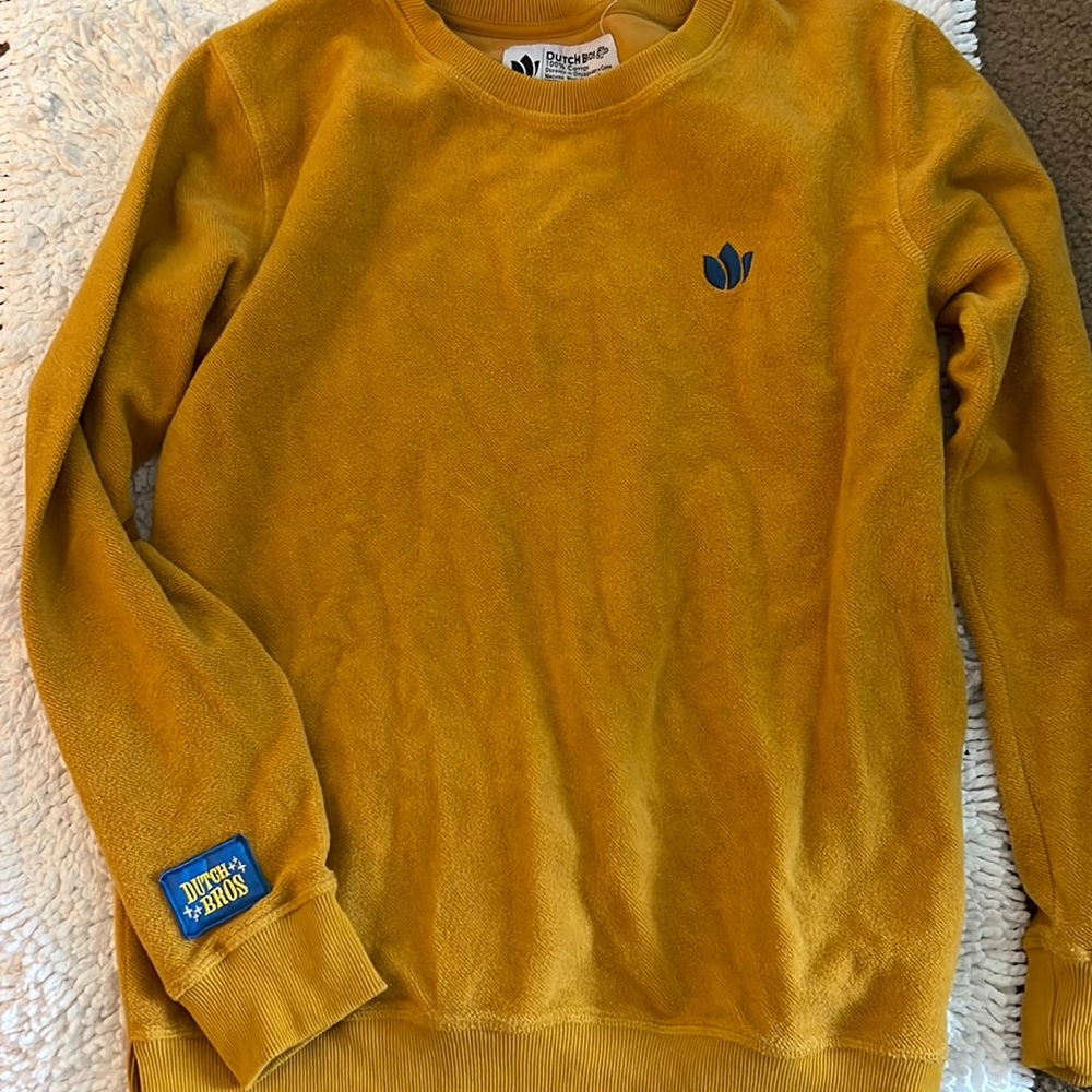 Dutch Bros fuzzy Crewneck